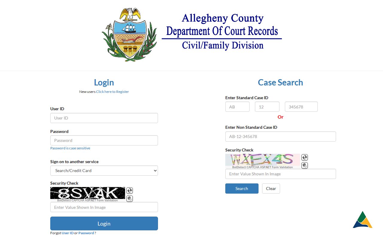 Moon Township resident lookup Allegheny County court retrieval page